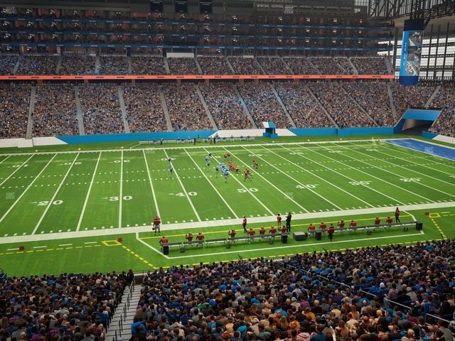 Ford Field - Section Club 229 Seat View