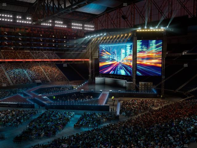 Ford Field - Section Club 229 Seat View