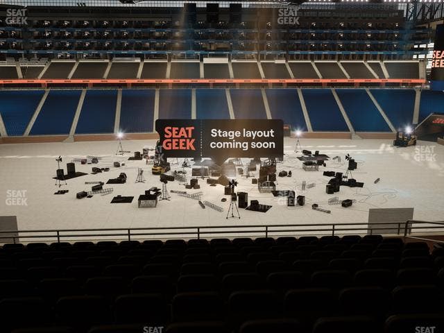 Ford Field - Section Club 230 Seat View