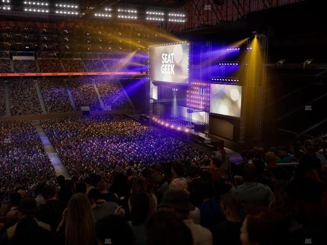 Ford Field - Section Club 230 Seat View