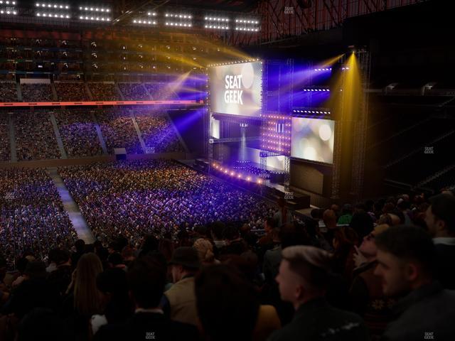 Ford Field - Section Club 230 Seat View