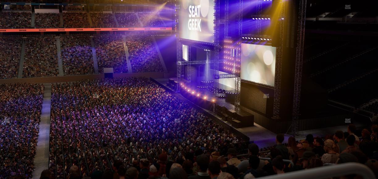 Ford Field - Section Club 231 Seat View