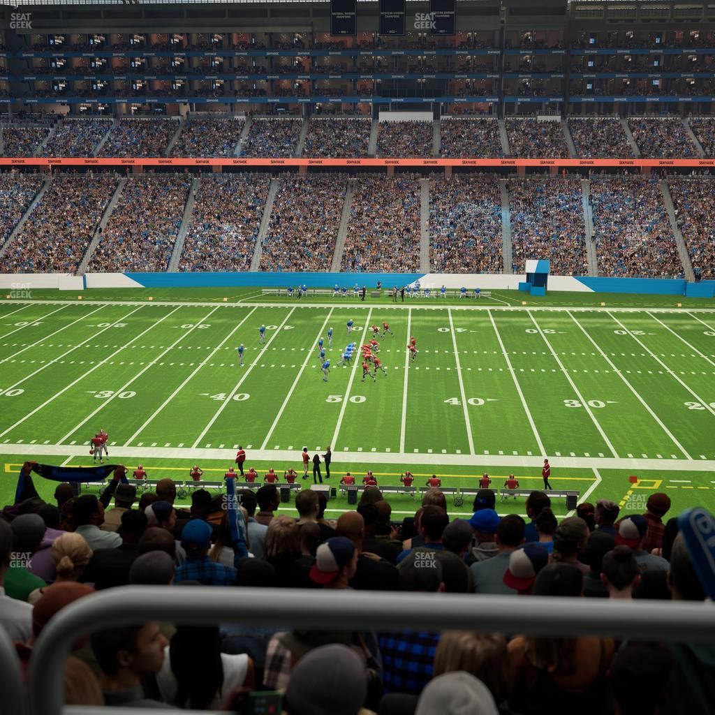 Ford Field - Section Club 231 Seat View