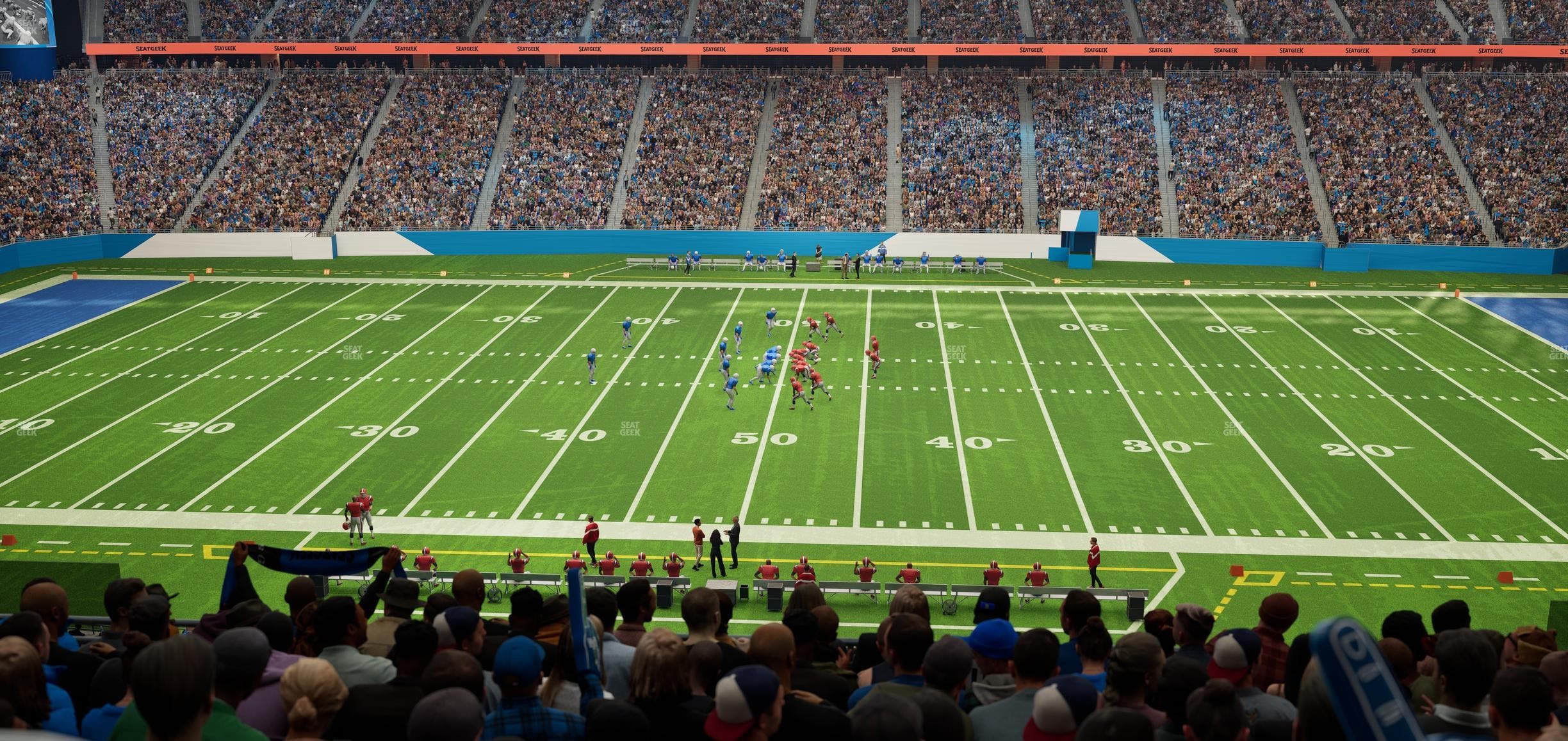 Ford Field - Section Club 231 Seat View