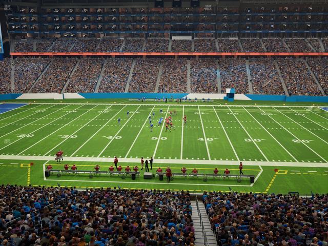 Ford Field - Section Club 231 Seat View