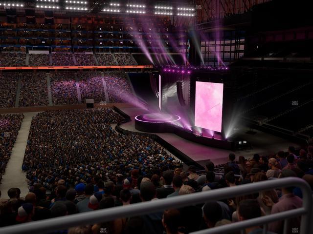 Ford Field - Section Club 231 Seat View