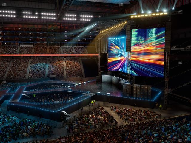 Ford Field - Section Club 232 Seat View