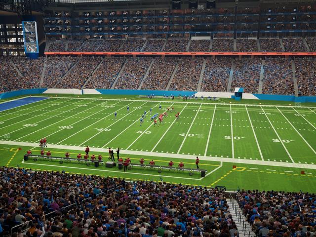 Ford Field - Section Club 232 Seat View