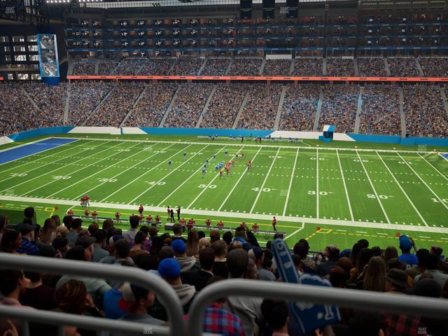 Ford Field - Section Club 232 Seat View