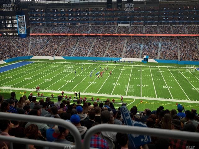 Ford Field - Section Club 232 Seat View