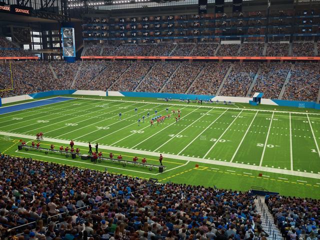 Ford Field - Section Club 233 Seat View