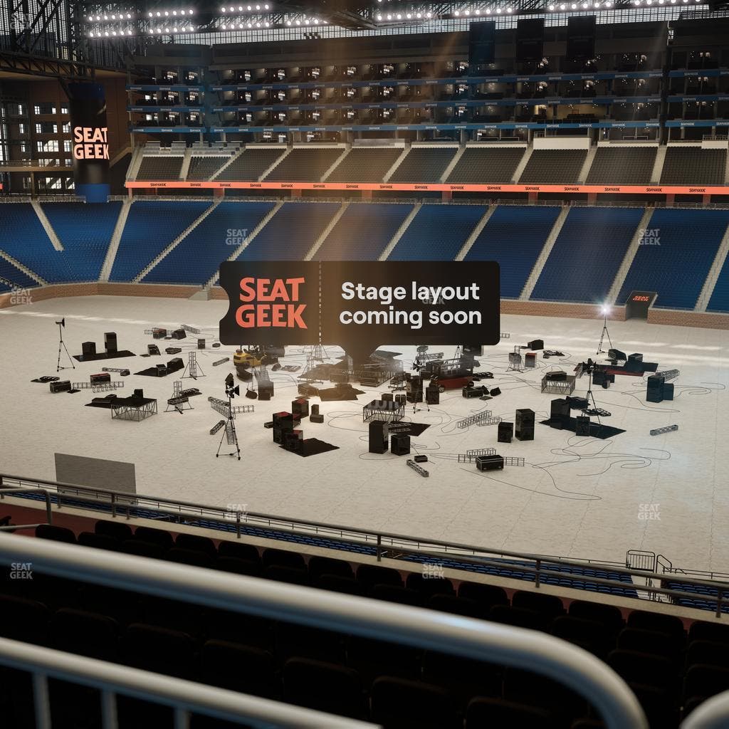 Ford Field - Section Club 233 Seat View