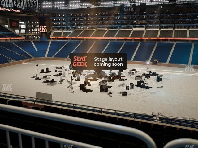 Ford Field - Section Club 233 Seat View