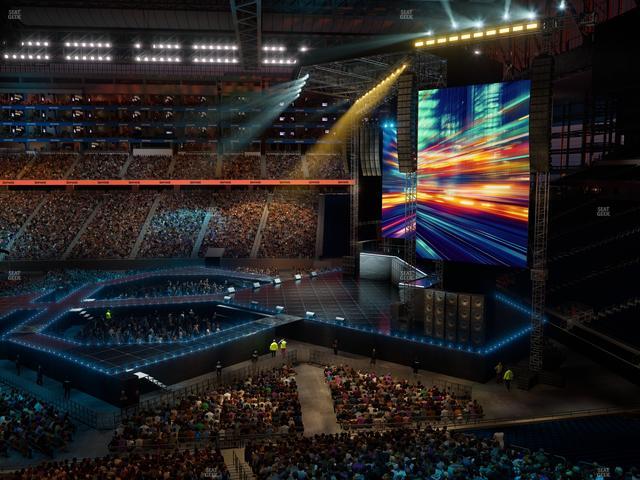 Ford Field - Section Club 233 Seat View