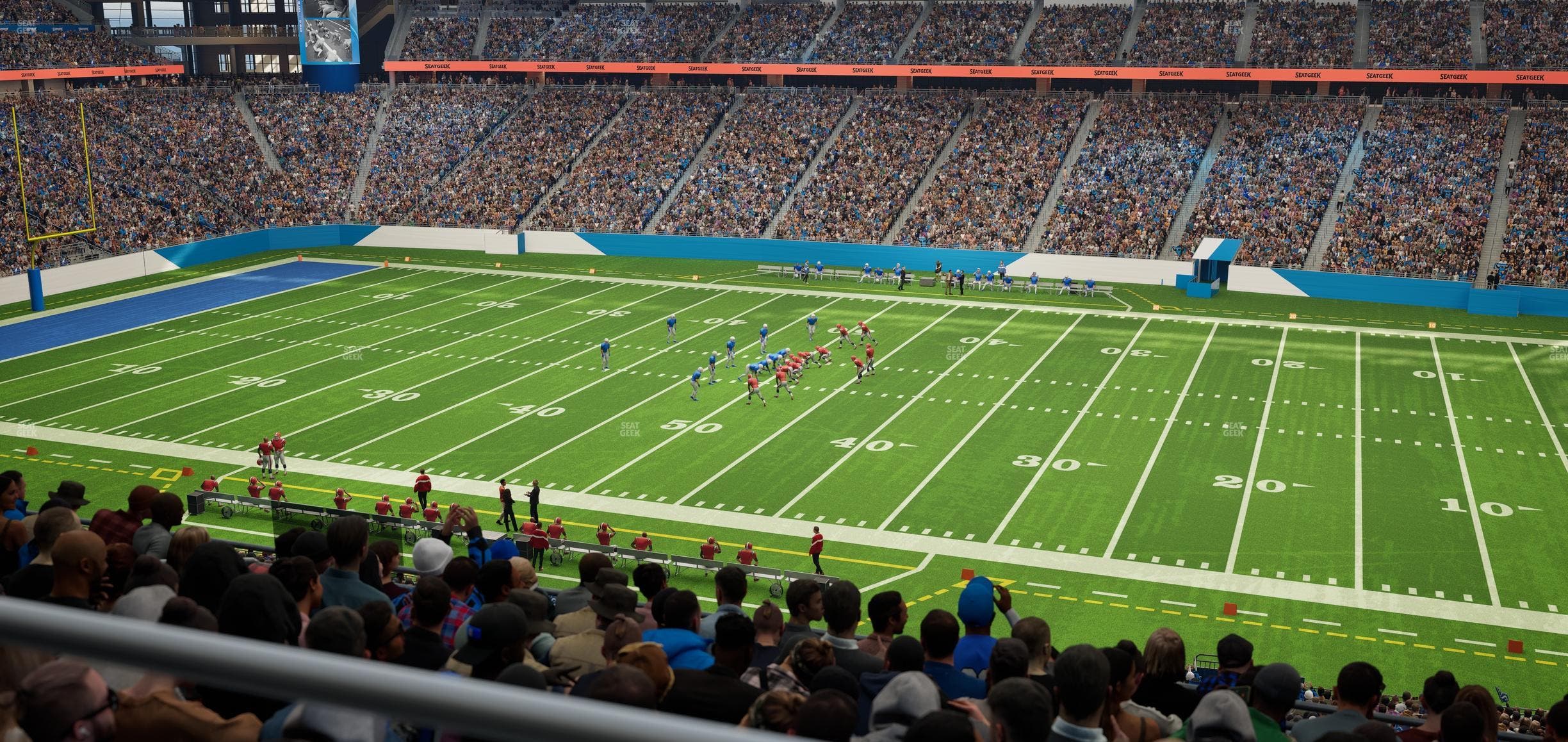 Ford Field - Section Club 233 Seat View