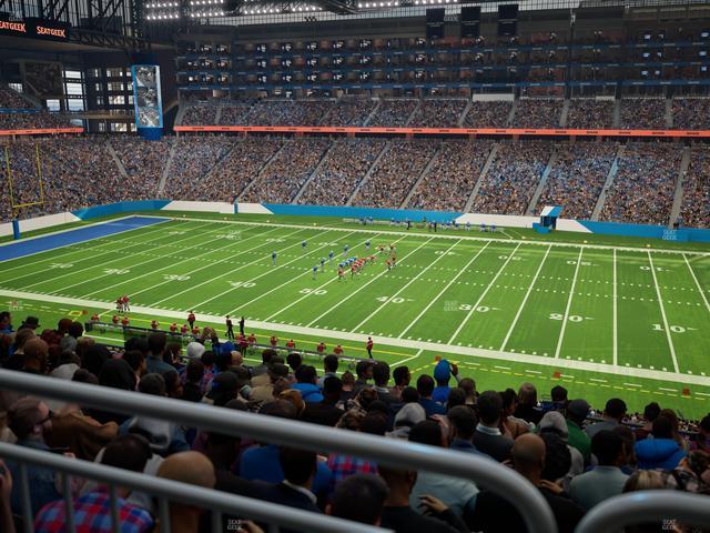 Ford Field - Section Club 233 Seat View