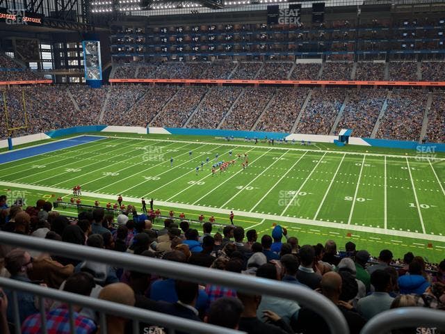 Ford Field - Section Club 233 Seat View