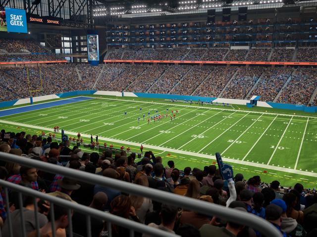 Ford Field - Section Club 234 Seat View