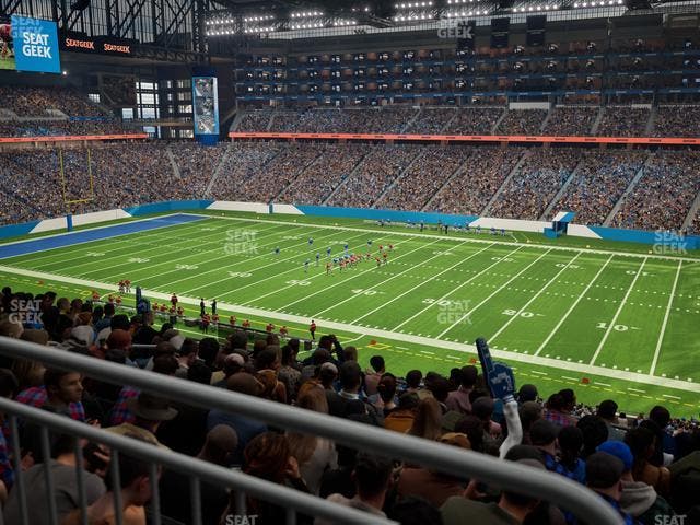 Ford Field - Section Club 234 Seat View