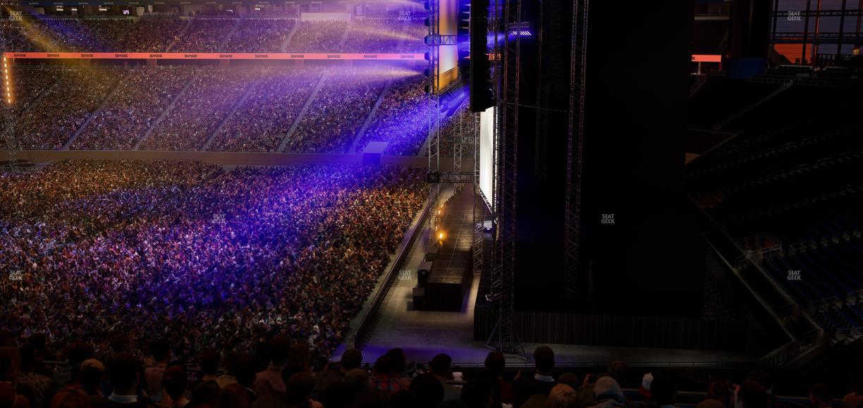 Ford Field - Section Club 234 Seat View
