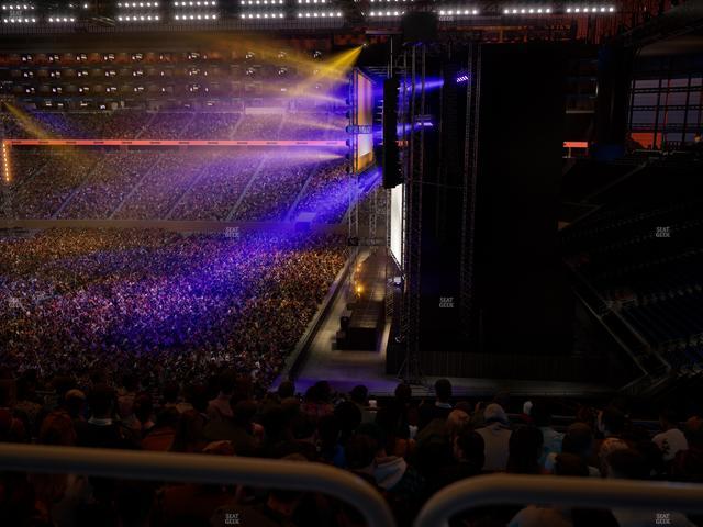 Ford Field - Section Club 234 Seat View