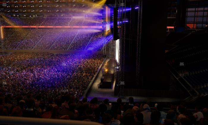 Ford Field - Section Club 234 Seat View