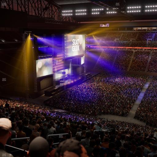 Ford Field - Section Club 3 Seat View