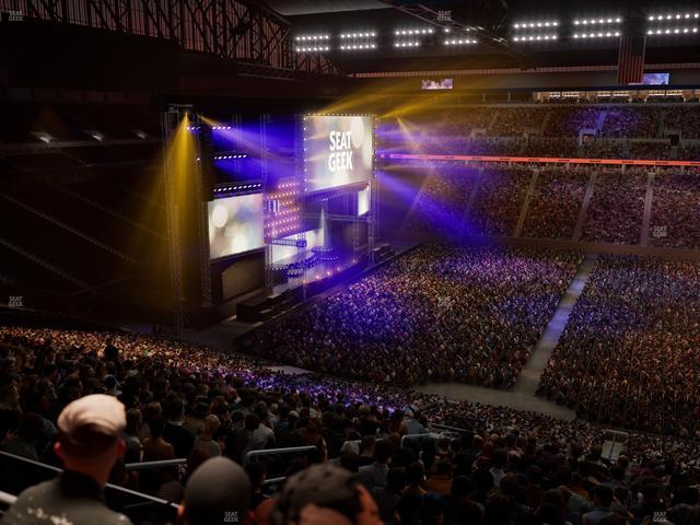 Ford Field - Section Club 3 Seat View