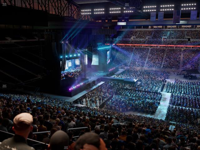 Ford Field - Section Club 3 Seat View Ford Field - Section Club 3 Seat View