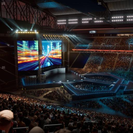 Ford Field - Section Club 3 Seat View
