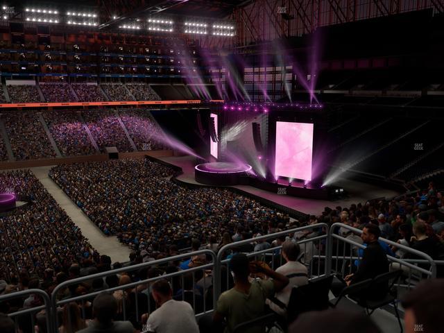 Ford Field - Section Club 330 Seat View