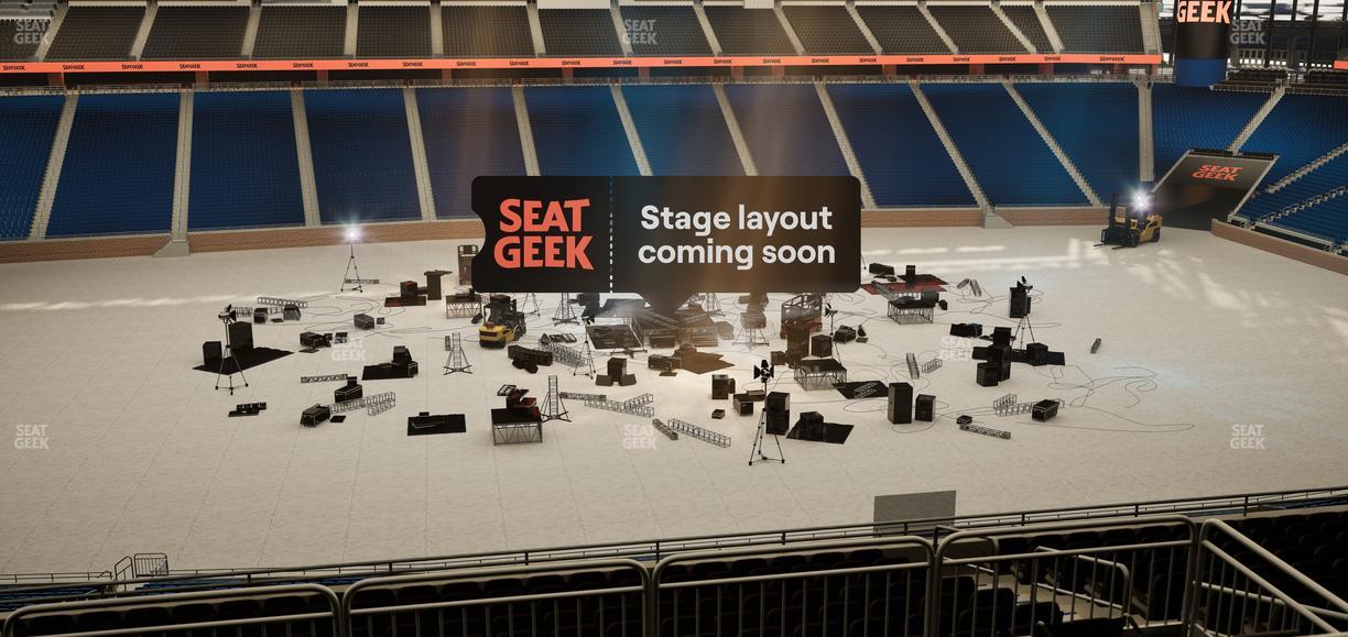 Ford Field - Section Club 330 Seat View