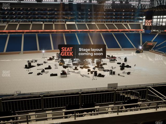 Ford Field - Section Club 330 Seat View