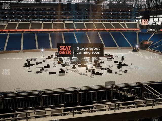 Ford Field - Section Club 330 Seat View