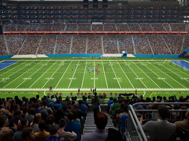 Ford Field - Section Club 331 Seat View