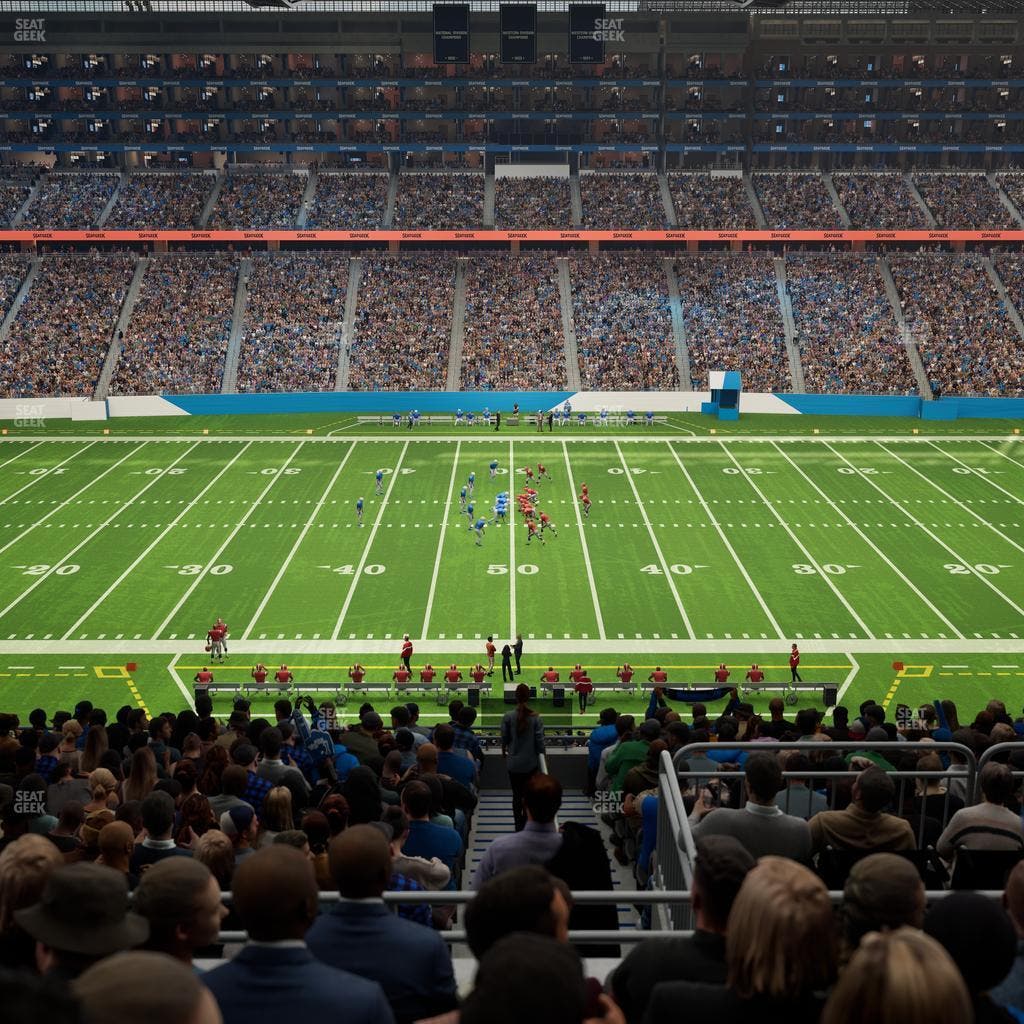Ford Field - Section Club 331 Seat View