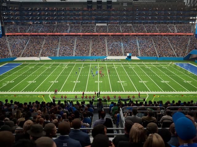 Ford Field - Section Club 331 Seat View