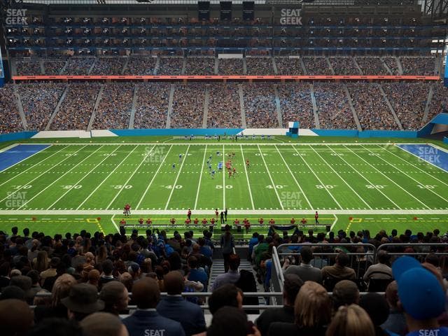 Ford Field - Section Club 331 Seat View