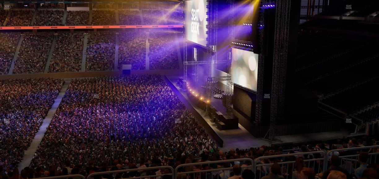 Ford Field - Section Club 332 Seat View