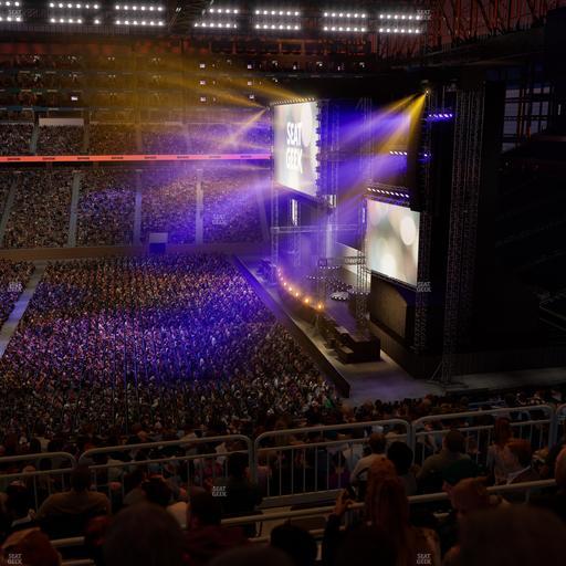 Ford Field - Section Club 332 Seat View