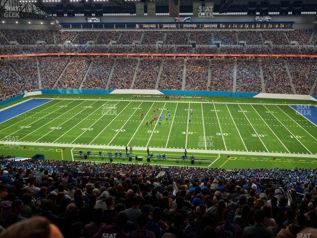 Ford Field - Section Club 4 Seat View