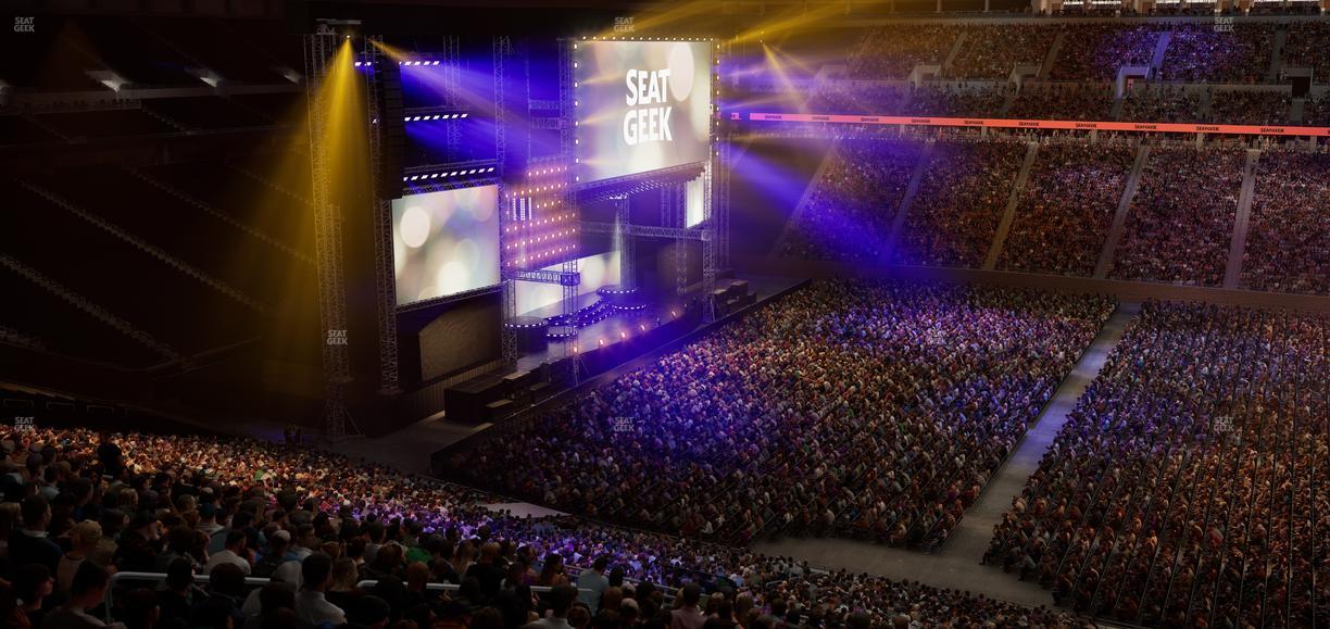 Ford Field - Section Club 4 Seat View