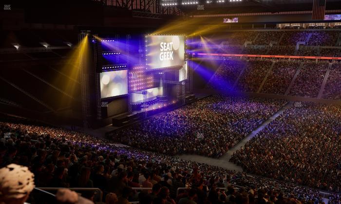 Ford Field - Section Club 5 Seat View