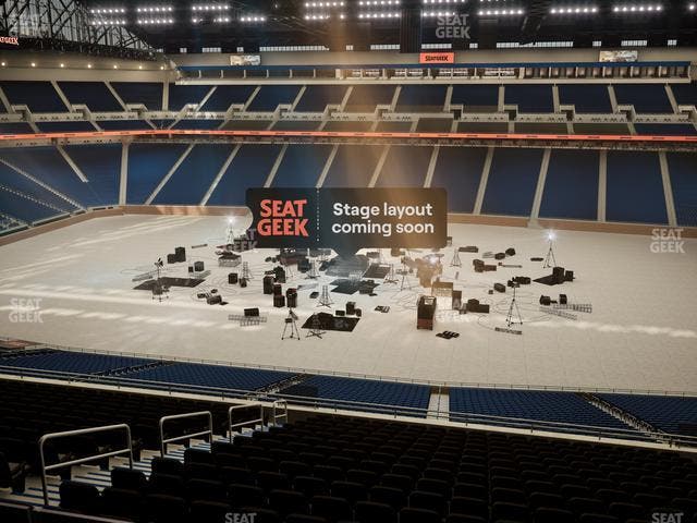 Ford Field - Section Club 5 Seat View