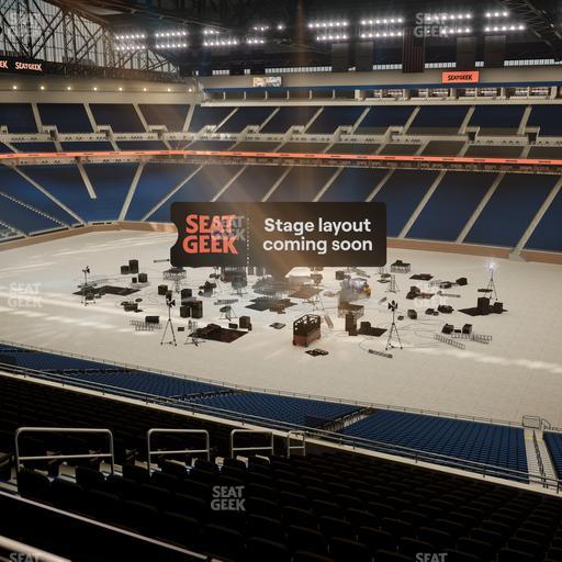 Ford Field - Section Club 6 Seat View