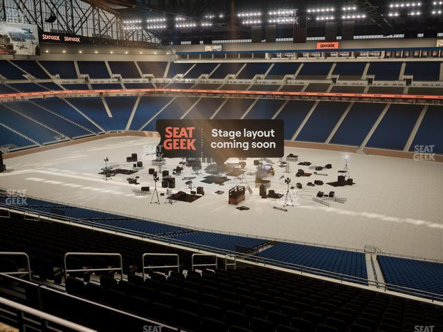 Ford Field - Section Club 6 Seat View