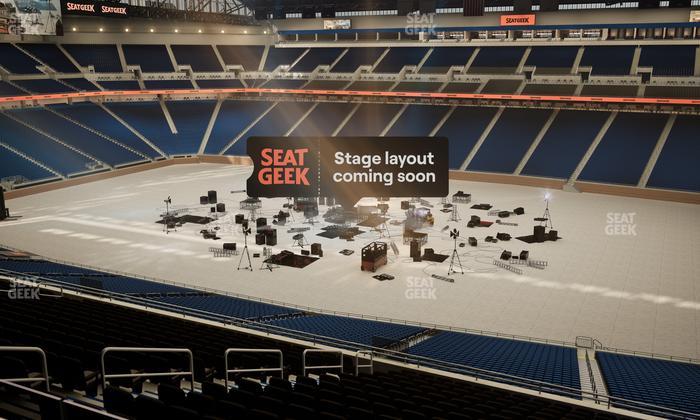 Ford Field - Section Club 6 Seat View