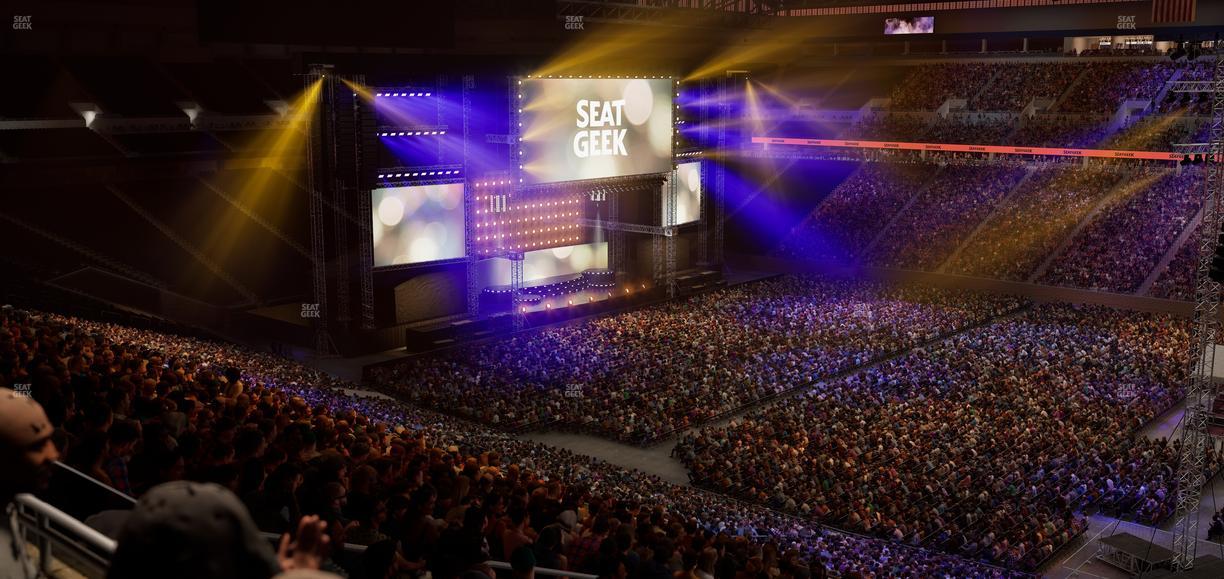 Ford Field - Section Club 6 Seat View