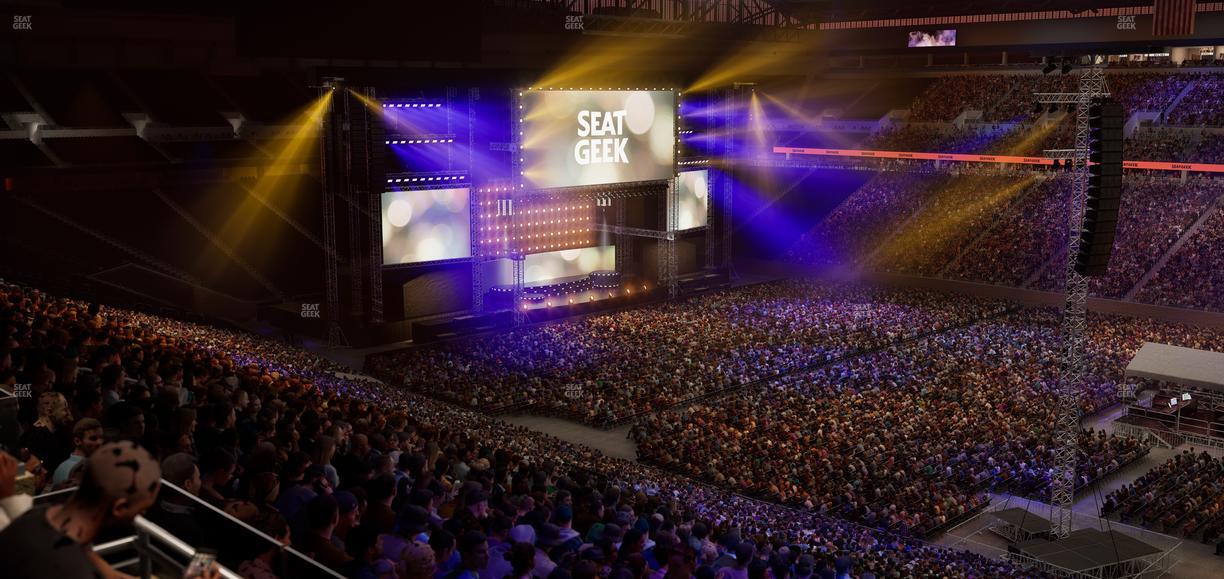 Ford Field - Section Club 7 Seat View