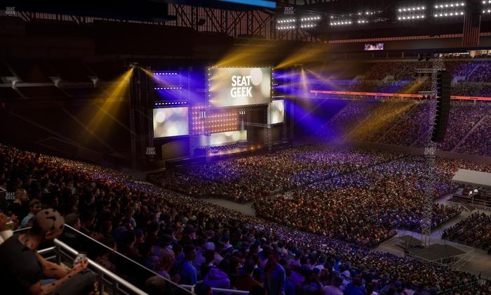 Ford Field - Section Club 7 Seat View